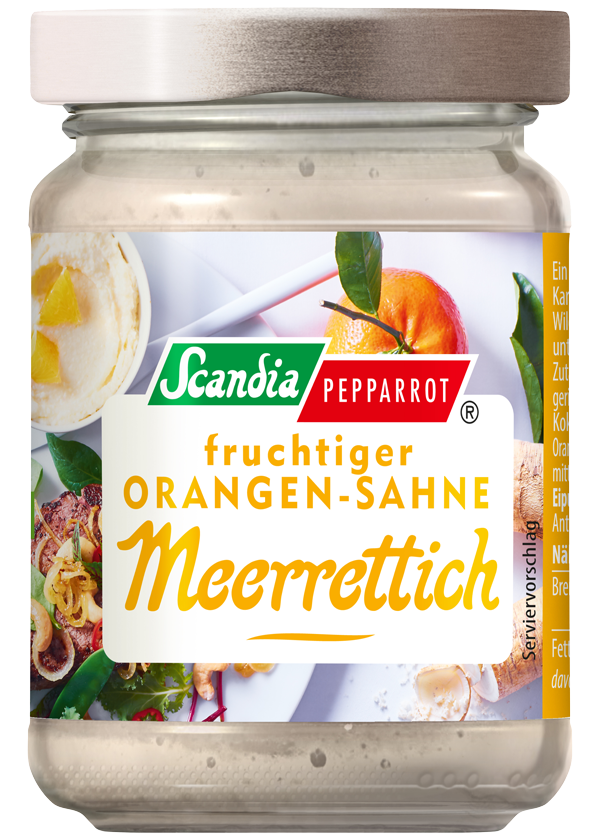 Scandia Pepparrot - fruchtiger Orangen-Sahne Meerrettich